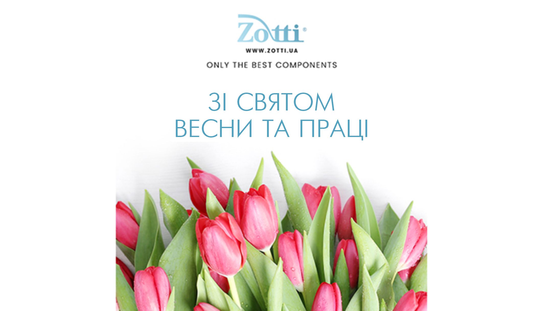 Команда Zottiteam вітає зі святом 1Травня!