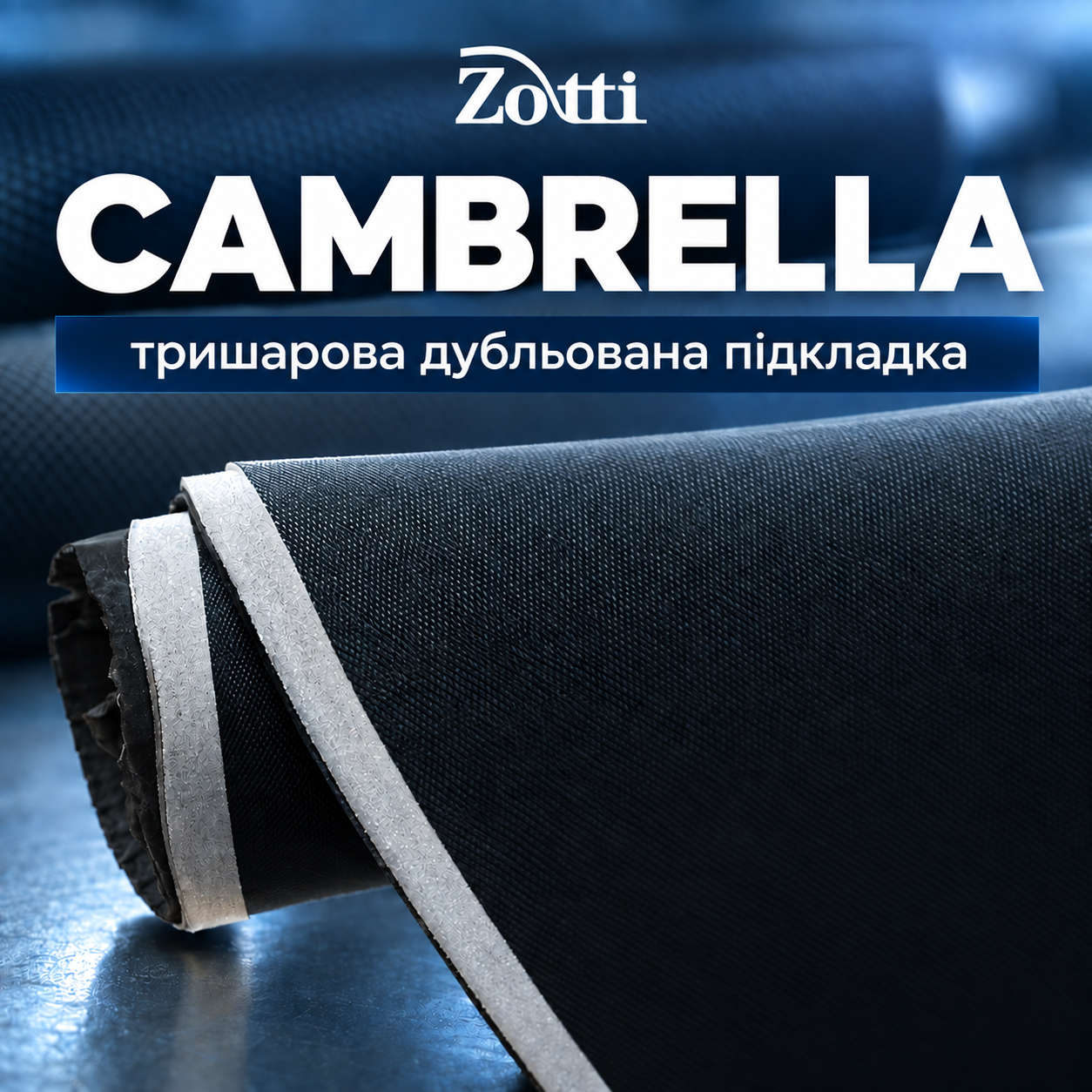 Дубльована підкладка CAMBRELLA + Поролон 3 мм + WJ