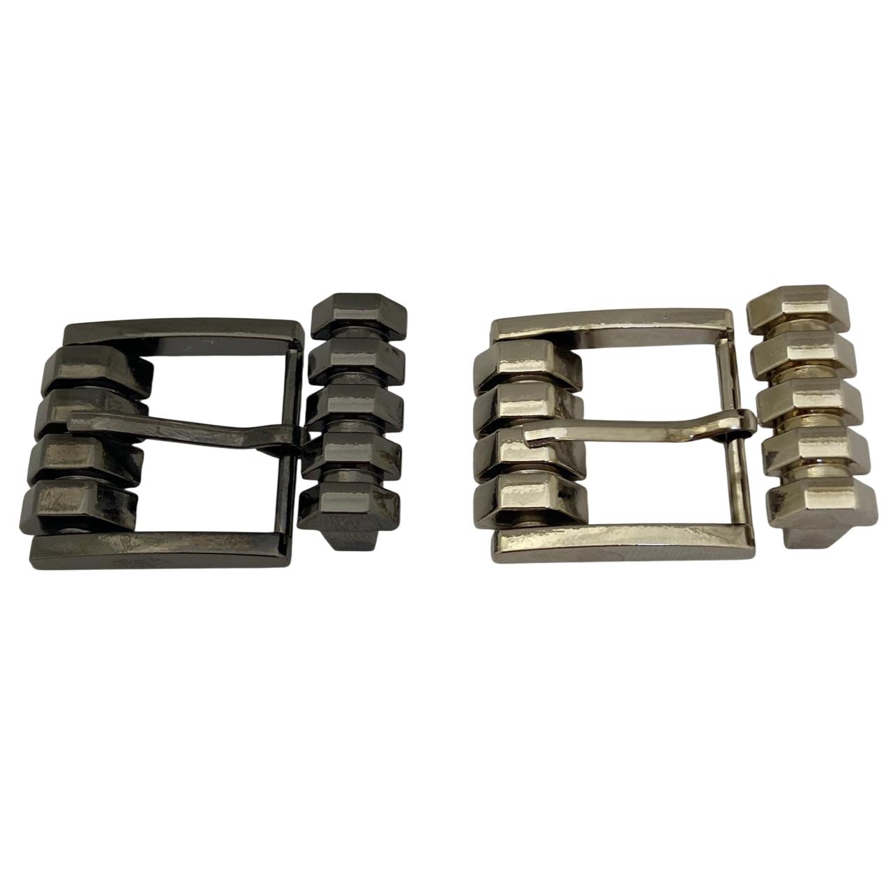 Пряжка квадрат с тренчем мм 019065