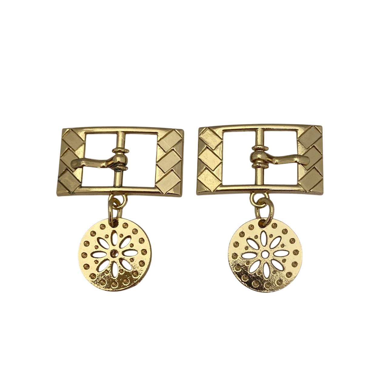 Пряжка с подвесом 2078 золото  (49542)