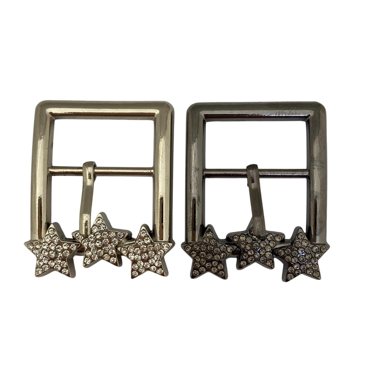 Пряжка со звездами и камнями 22973 ZT 018108