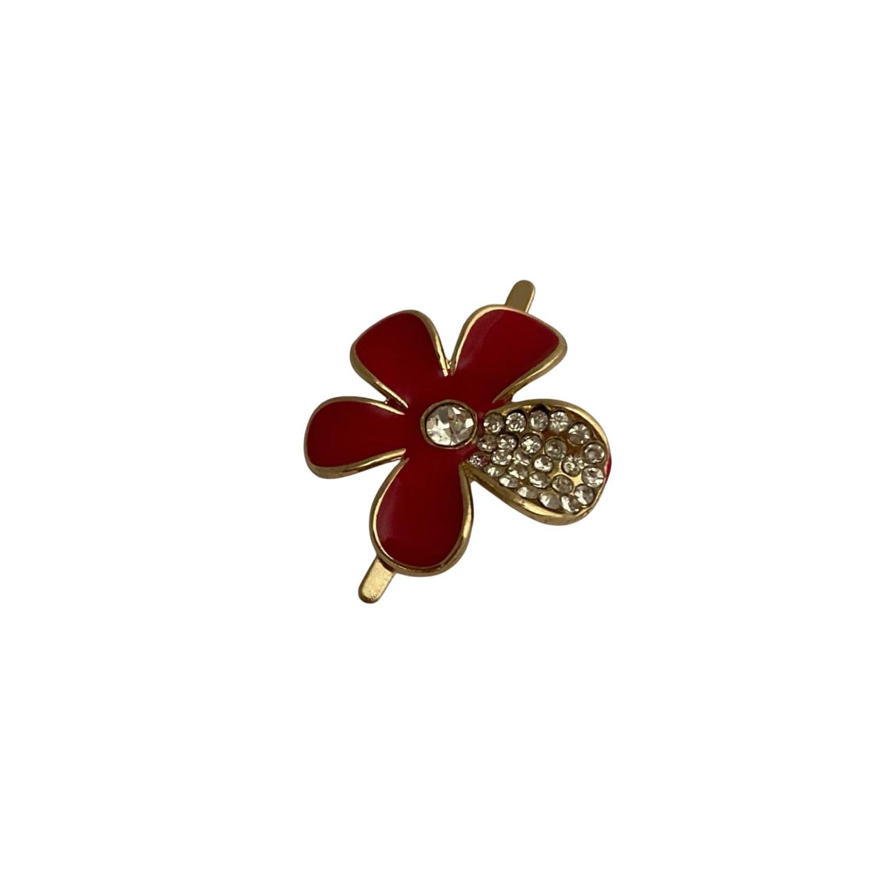 Украшение 8380 золото+красный