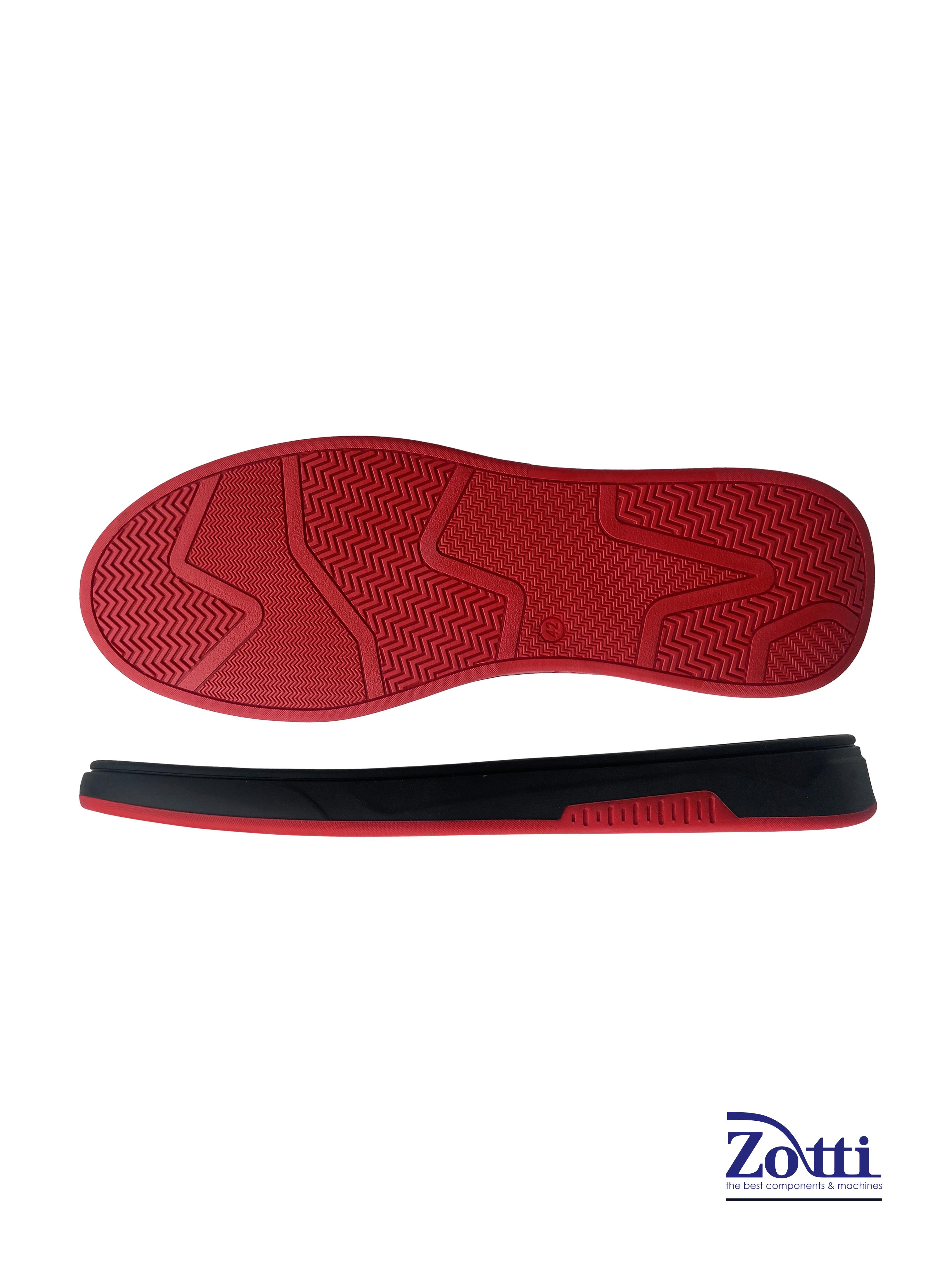 Подошва London Н красный 2/В черный