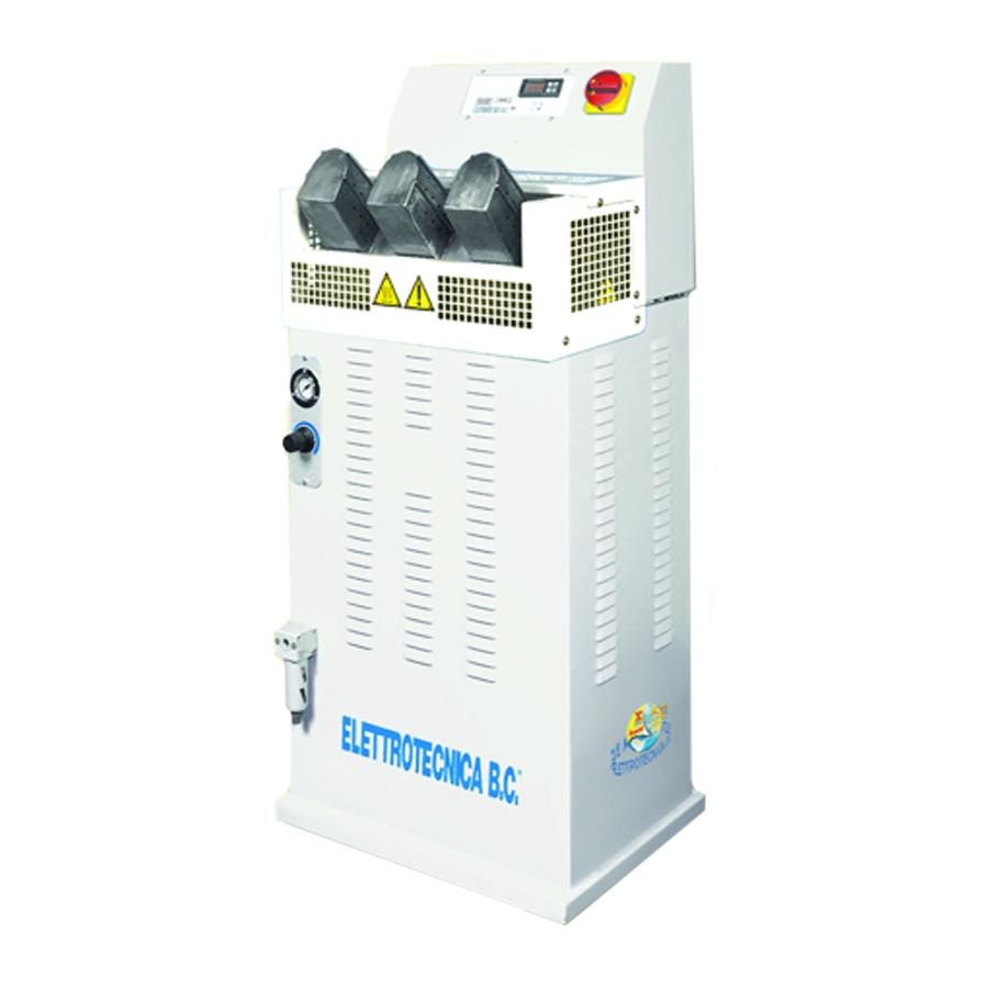 Машина для распарки и реактивации пятки перед затяжки на колодку mod. 232 Elettrotecnica