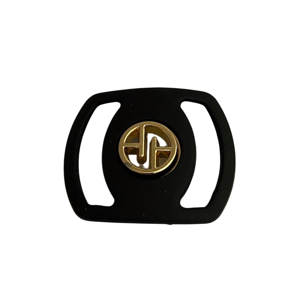 Украшение 51158 д черная резина+золото