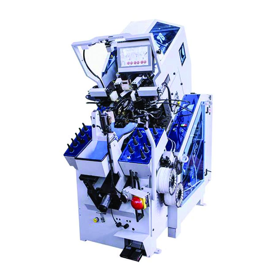 Машина для затяжки носочной части обуви с 9 клещами (ЗНК) mod. X78 multi shape CERIM