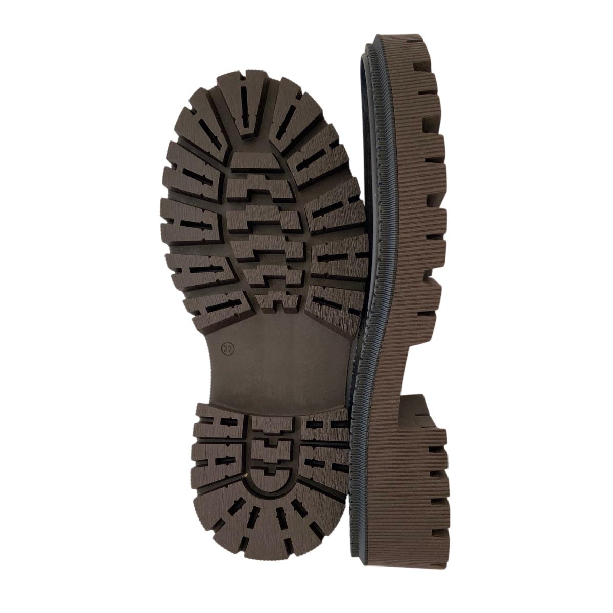 Подошва Lisabon-3 Н коричневый 3L/В черный глянец