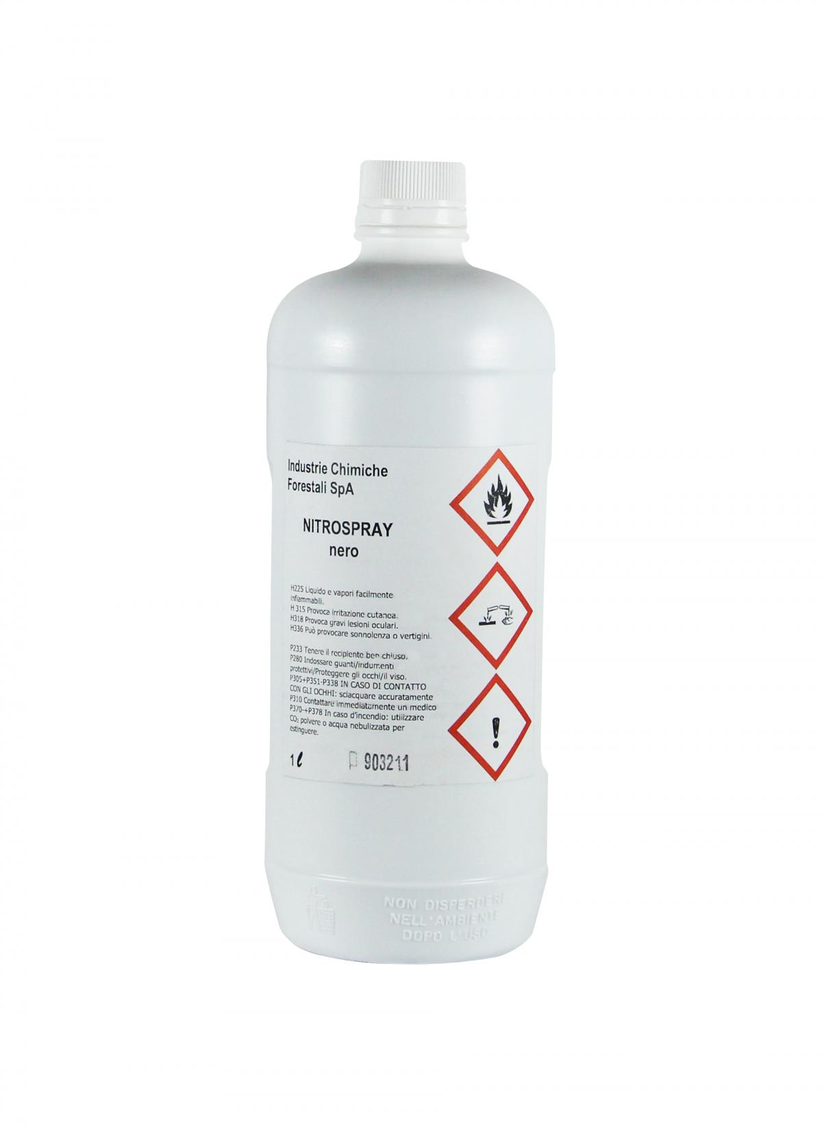 Глянцевый лак на нитрооснове NITROSPRAY nero, 1 кг