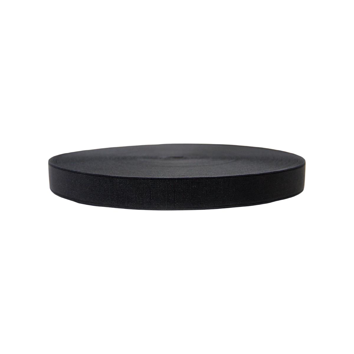 Резинка обувная РО-025 чорная 25 мм