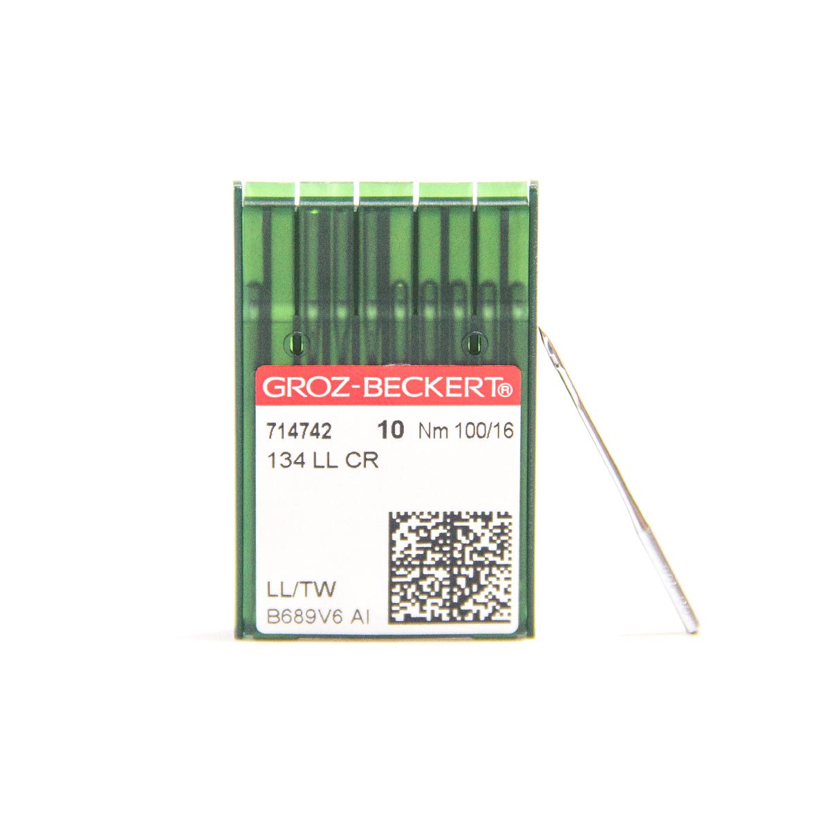 Иглы швейные для кожи 100 Groz-Beckert 134 LL-CR