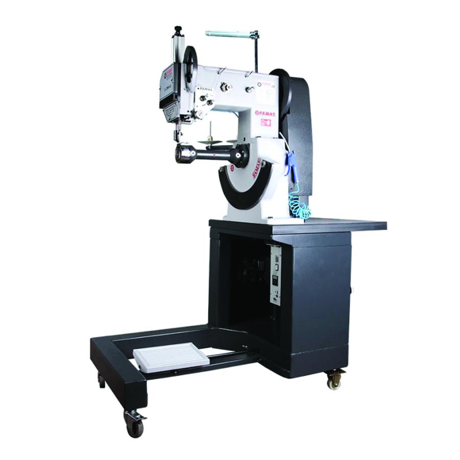 Машина автомат двухниточного челночного стежка для прошива краев подошвы mod. FA-2000AS Famas