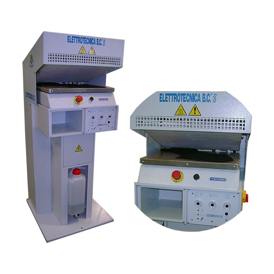 Машина для увлажнения с самоадаптирующейся пластиной mod. 383 Elettrotecnicabc