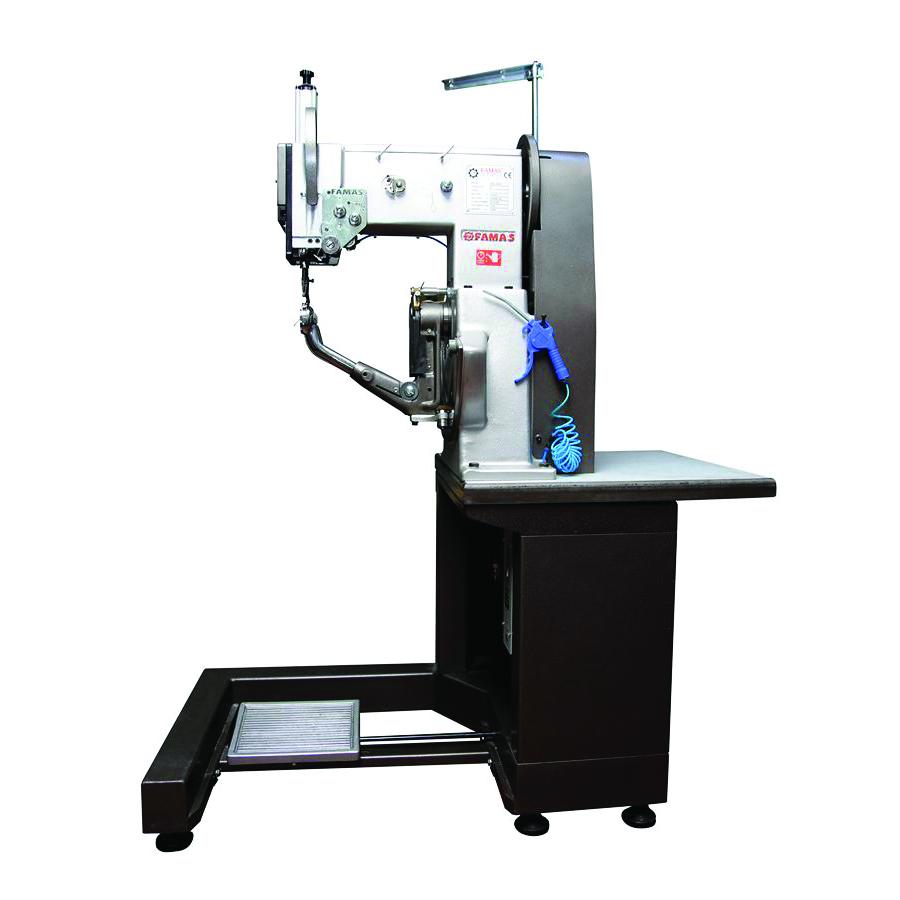 Машина автомат двухниточного челночного стежка для пошива краев подошвы обуви mod. FA-2000А Famas